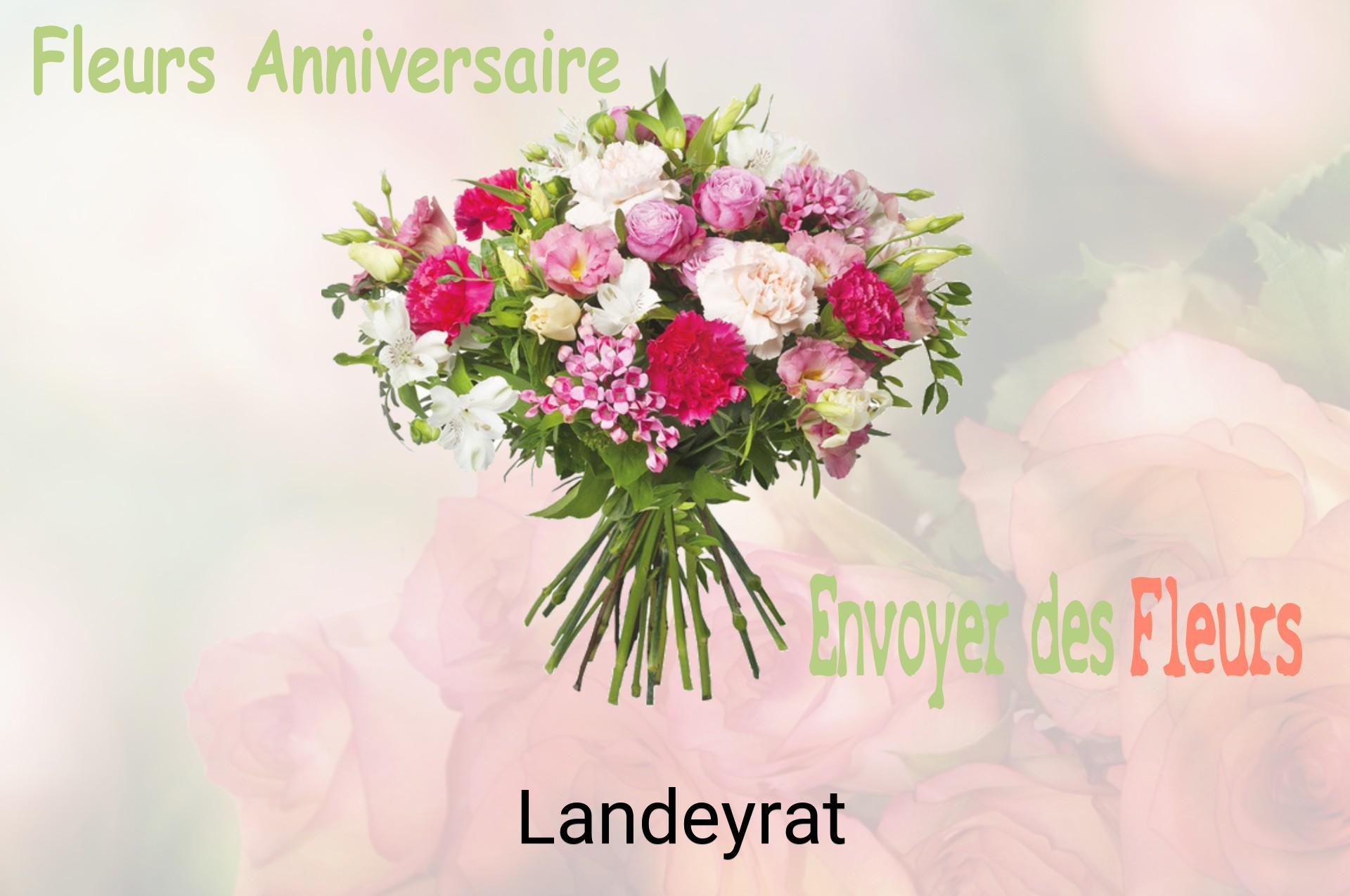 Bouquet de fleurs d’anniversaire livré à Landeyrat
