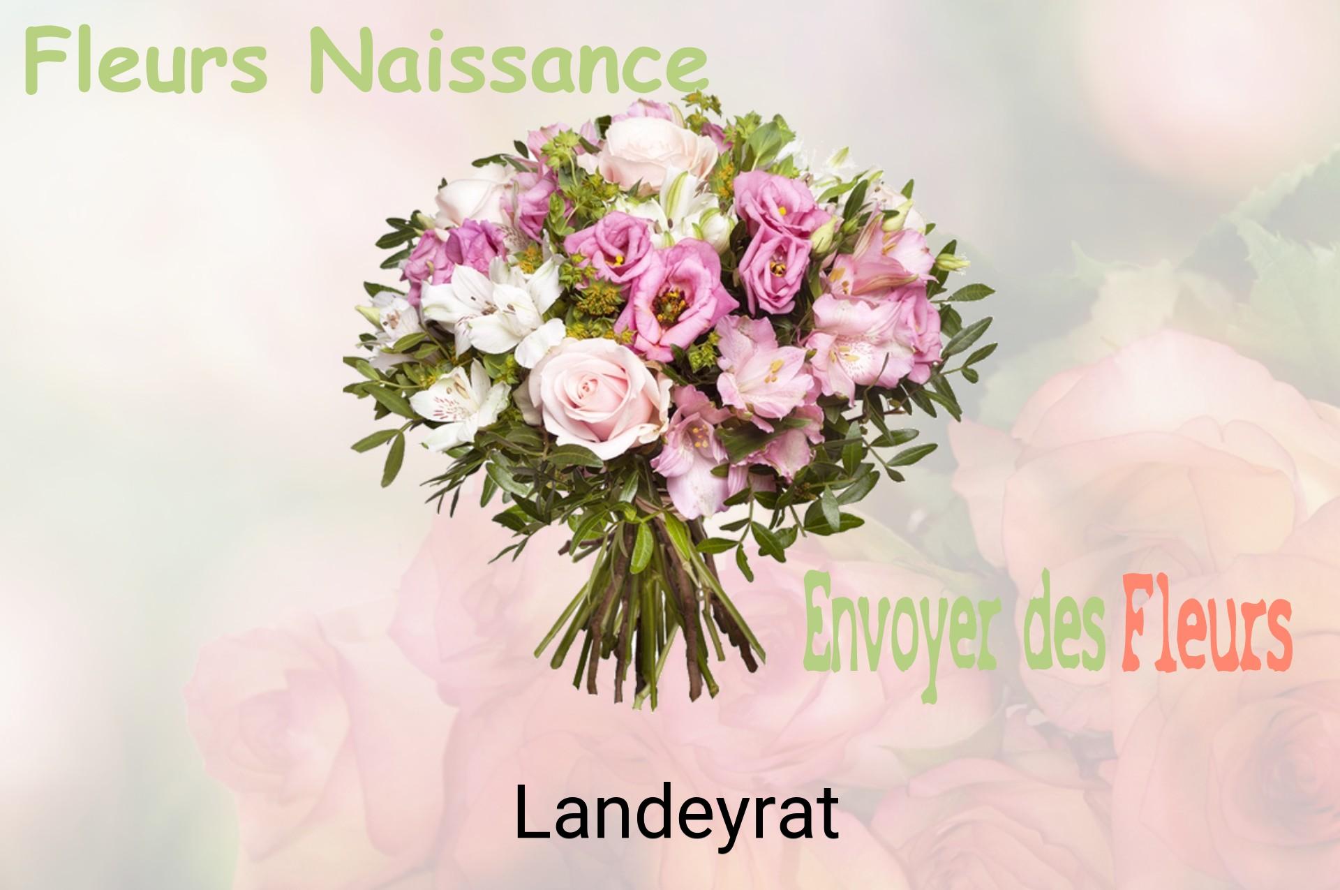 Bouquet de fleurs de naissance livré à Landeyrat